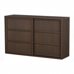 KAO SIDEBOARD BRUSHED PINE BROWN 85 - CABINETS, SHELVES